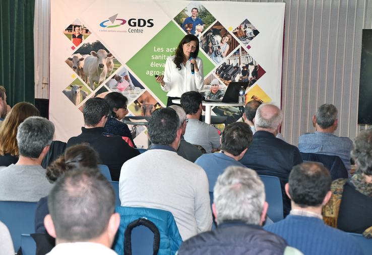Kristel Gache, directrice du GDS France, a rappelé l'importance de la biosécurité au sein des élevages dans la lutte contre la propagation des épizooties.