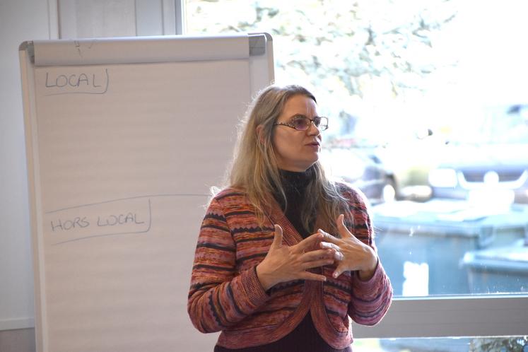 Delphine Pineau, de l'Idele, a fait un point sur la conjoncture en bovin allaitant. ©B.R