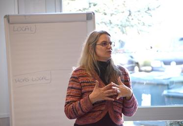 Delphine Pineau, de l'Idele, a fait un point sur la conjoncture en bovin allaitant. ©B.R