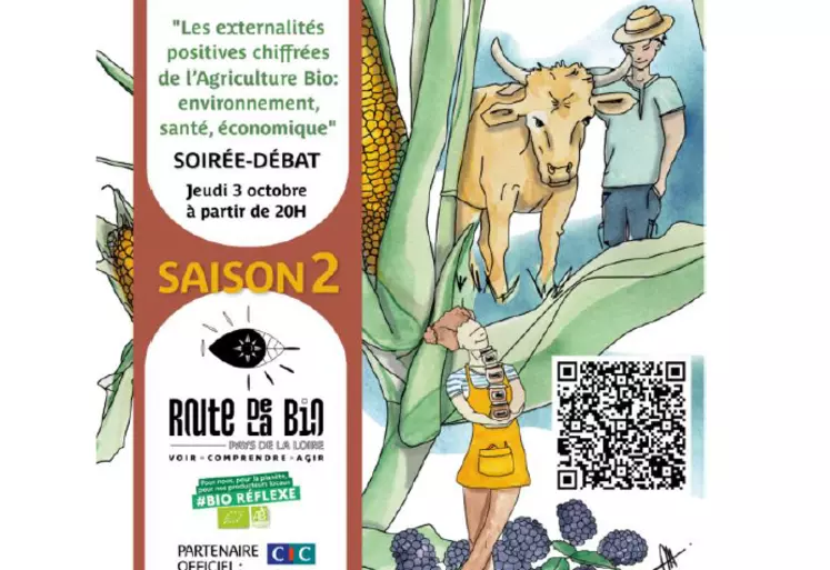 Affiche de la saison 2 de la Route de la bio