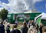 Bus de promotion de l’Agence Bio le 5 septembre à la Foire de Châlons. 
