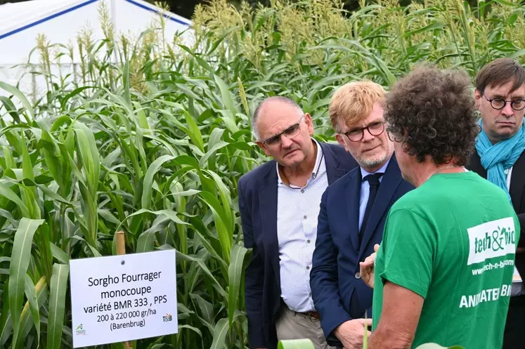 Marc Fesneau, ministre de l'Agriculture, le 21 septembre sur le salon Tech&Bio.