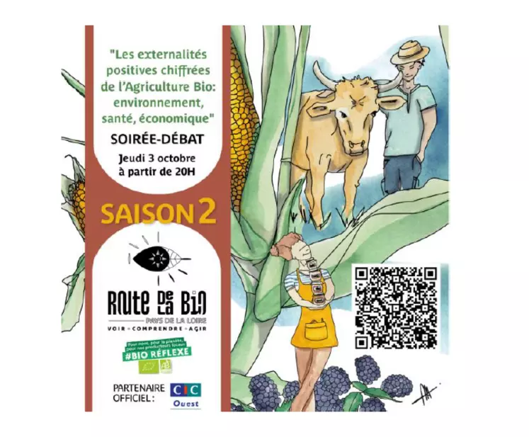 Affiche de la saison 2 de la Route de la bio