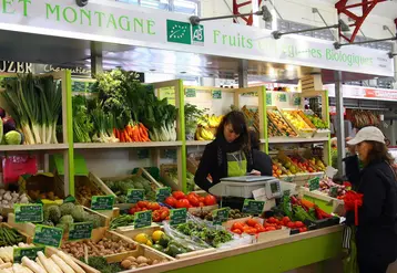 rayon fruits et légumes bio