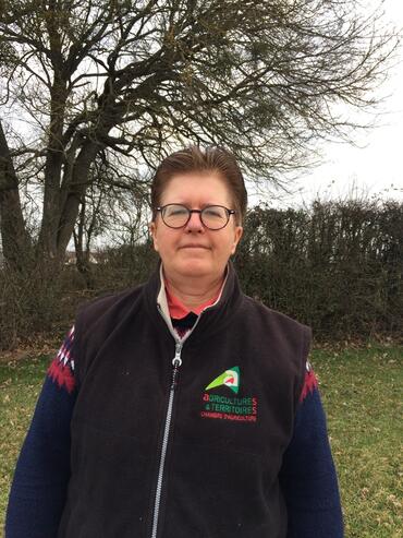 Véronique Gilles, conseillère entreprise à la chambre d'agriculture de Saône-et-Loire, spécialiste gestion fourragère en système allaitant