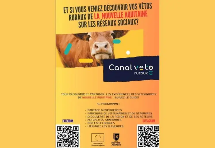 canal véto ruraux communication cabinets vétérinaires en activité rurale de la région Nouvelle-Aquitaine