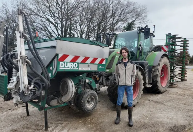 <em class="placeholder">Jérémy Bohy devant son combiné de semi ACS </em>