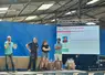 remise des prix du concours "Parie sur ta prairie" Centre-Val de Loire1 édition 2025 avec des éleveurs sur une scène