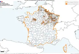 Carte de la zone régulée au 13 novembre 2024