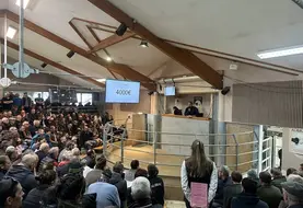 vente aux enchères taureaux aubrac station d'évaluation raciale Aveyron
