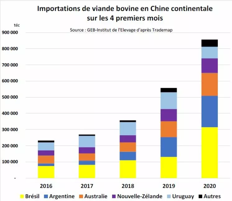 importations chinoises de viande bovine