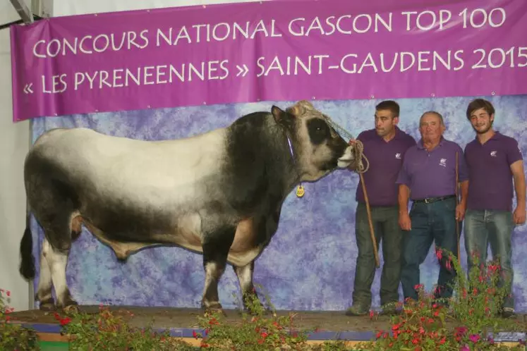 PRIX DE CHAMPIONNAT MALE : Hugo au GAEC de Martinat (09 La Bastide de Sérou)