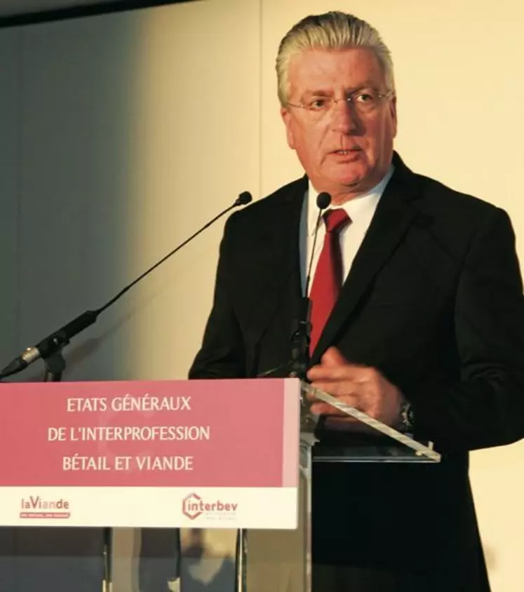 Dominique Langlois, président d'Interbev