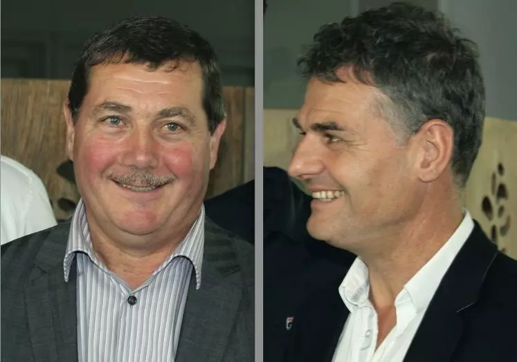 Jacques Chazalet et Fabrice Berthon, respectivement président et commissaire général du Sommet.