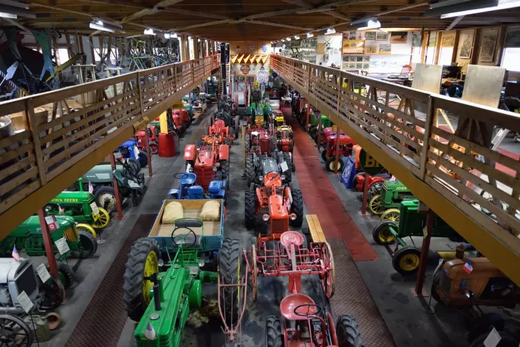 Le musée agricole de la famille Rehnberg où la marque Valmet y a toute sa place. © P. Bourgault