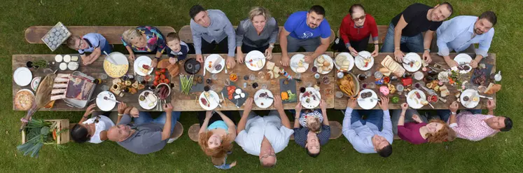La Table de Solange célèbre « une aventure humaine, celle d’une famille motivée par le plaisir de la table, de la convivialité et du partage ». © R. Storchi/Agriviande