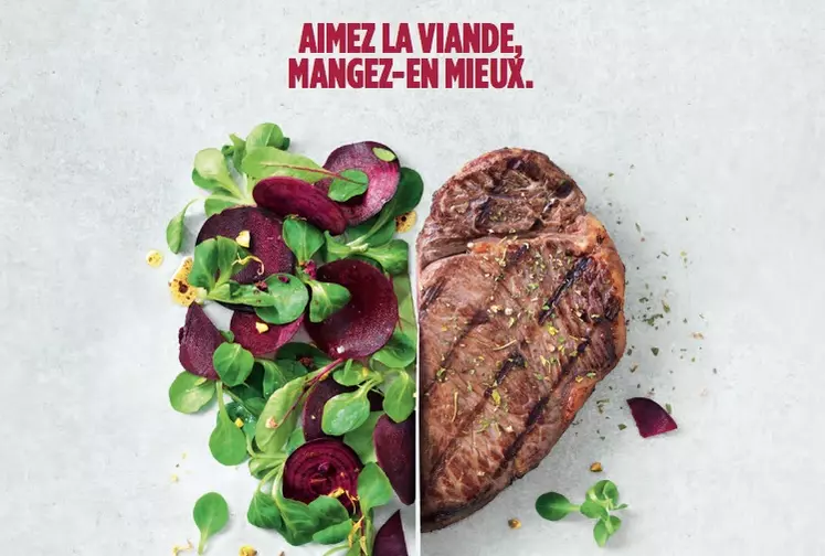 Interbev "aimez la viande, mangez en mieux"