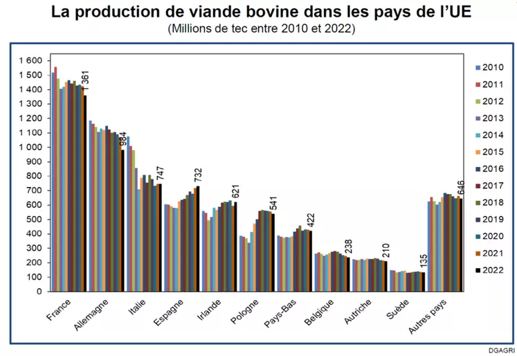 Vincent Chatellier, économiste à l'Inrae : « l'Europe est excédentaire en viande bovine et le restera pour les dix prochaines années »