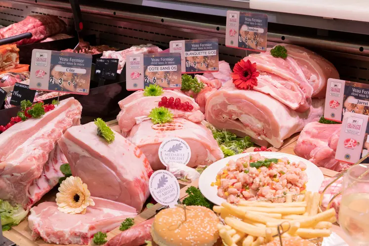 <em class="placeholder">viande de veau limousine label rouge boucherie </em>