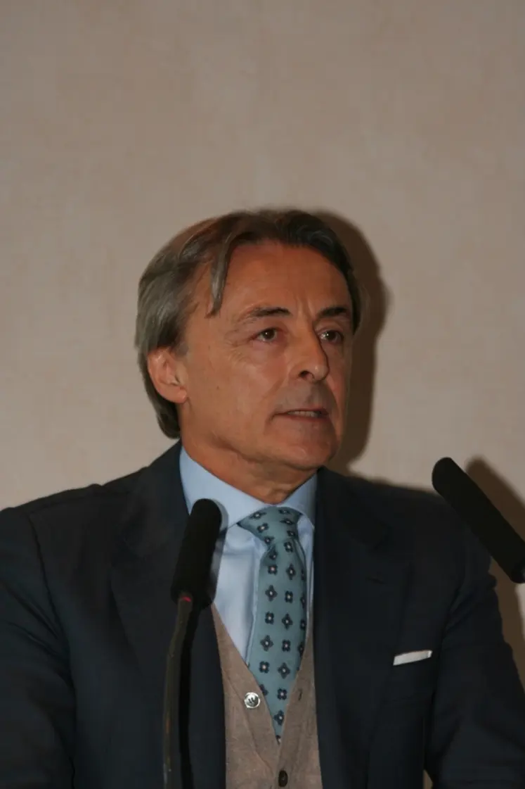 <em class="placeholder">Edigio Savi, PDG de ParmaFrance.</em>