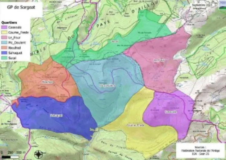calendrier pâturage groupement pastoral Ariège