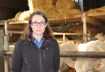 Estelle Léperon, conseillère bovins viande à la chambre d'agriculture de la Somme