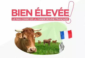 La section bovine d'Interbev dévoile en ce mois d'octobre un programme inédit intitulé « Bien élevée ! Le mag conso de la viande bovine française ». 