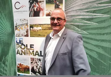 Bruno Colin, éleveur de bovins laitiers et viande en Lorraine, président de la section bovine et du « Pôle Animal » de La Coopération Agricole