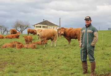 <em class="placeholder">éleveur bovins viande prairies limousines printemps</em>