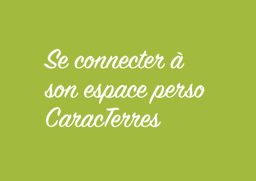 Connexion | Tuto pour activer son espace abonné sur caracterres.fr