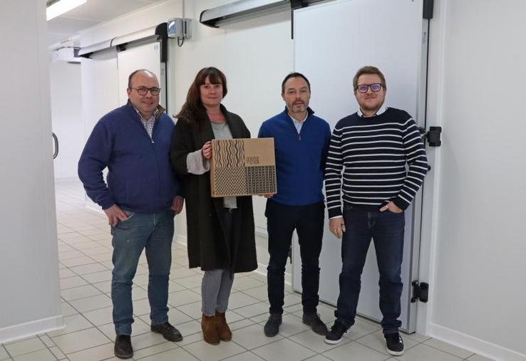 Louis-Marie Mitteault, Karine Viry, Laurent Chéry et Fabien Tersoglio constituent la fine équipe de Bonjour le Bon, la société charentaise qui souhaite créer une filière alimentaire durable.