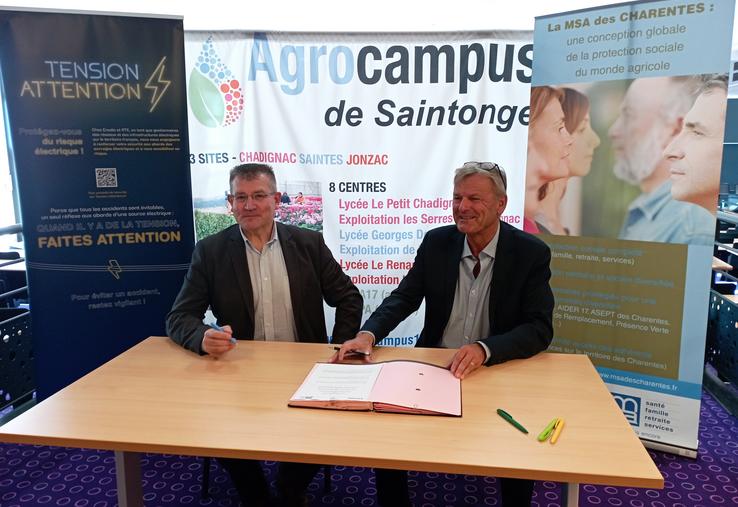 La MSA vient de signer une nouvelle convention avec Enedis.