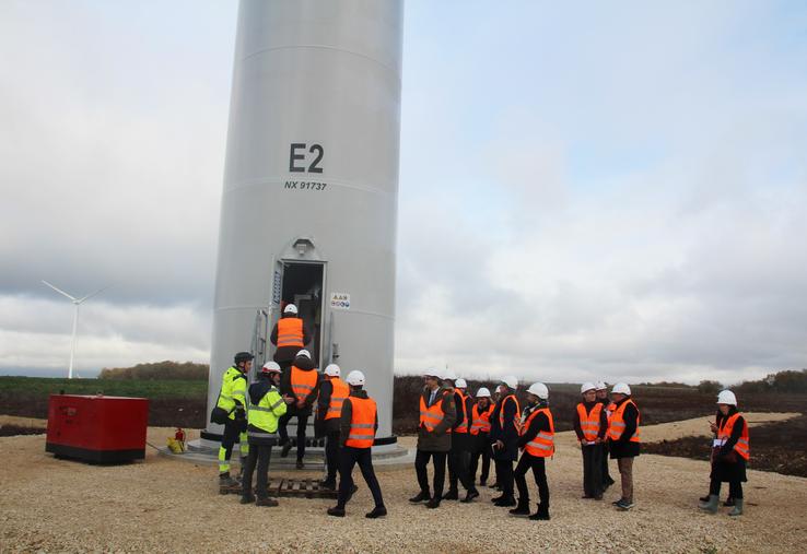 Chaque éolienne va produire 4,5 MW.