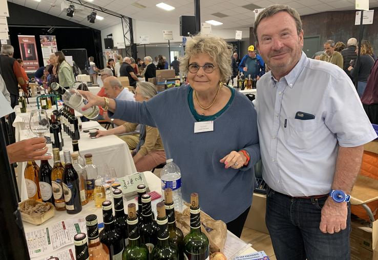 Juliette et Jean-François Quéron étaient ravis de leur participation au salon. 