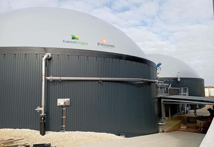 En Charente-Maritime, l'unité de méthanisation de La Vallée ouvrira ses portes le 8 décembre.