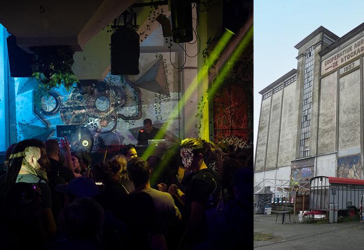 Le vieux silo de Saintes accueille désormais sous ses anciennes cellules de stockage des fêtes et autres rassemblements culturels.