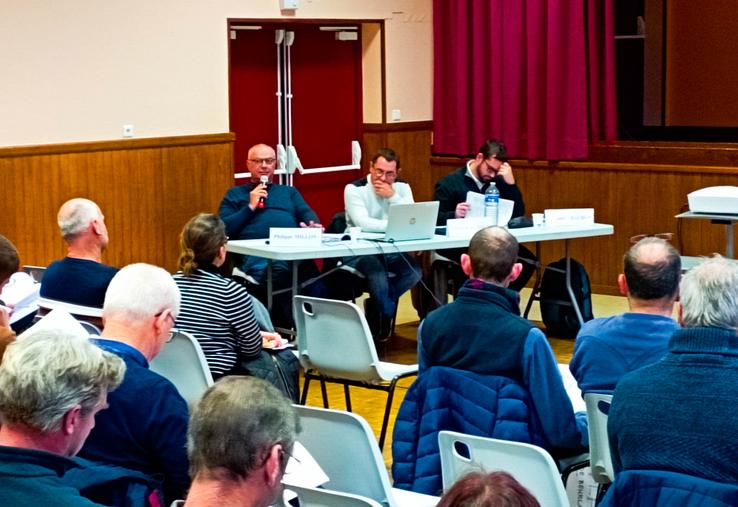 Philippe Millon, aux côtés du président Frédéric Renaud et du comptable Alexandre Baudry, a fait remarquer que l'année avait été perturbée tant pour la collecte que pour les achats d'intrants (notamment engrais). « Parfois, c'est soit l'un soit l'autre... C'était inédit, j'espère que cela le restera. »