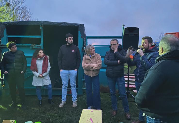 François Caillaud, gérant de l'entreprise Soboviandes (grossiste sur Bressuire), a réaffirmé sa volonté de faire de l'ultra-local, mais sa difficulté du fait des prix et des lois complexes sur les appels d'offres.