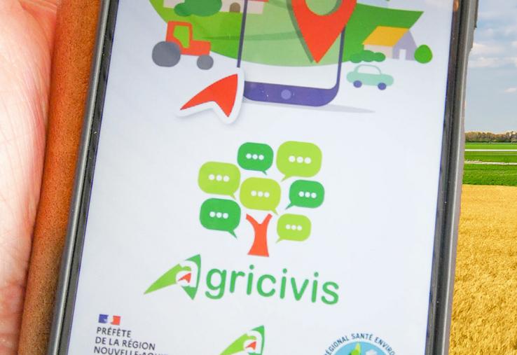 L'application Agricivis 17 est disponible au téléchargement sur le Play Store d'Android et l'App Store d'Apple.