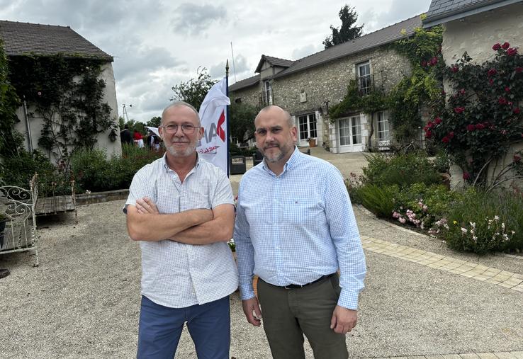 Fred Dayber et Benoît Labrunie sont inquiets pour les entreprises du bâtiment de la Vienne.