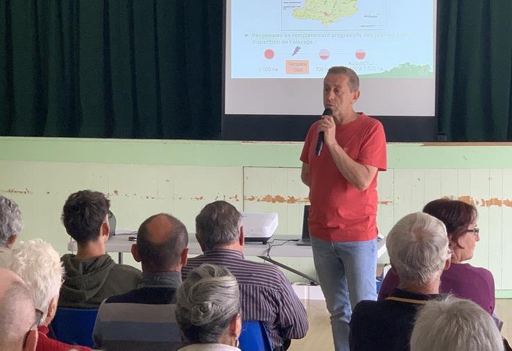 Alain Rousset a animé la journée du peuplier du 20 juin.