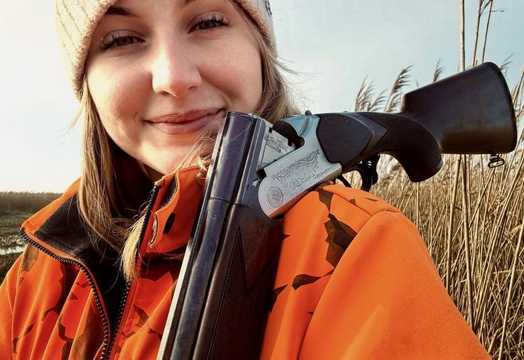 Manon Delezay apprécie beaucoup les moments de convivialité entre chasseurs.