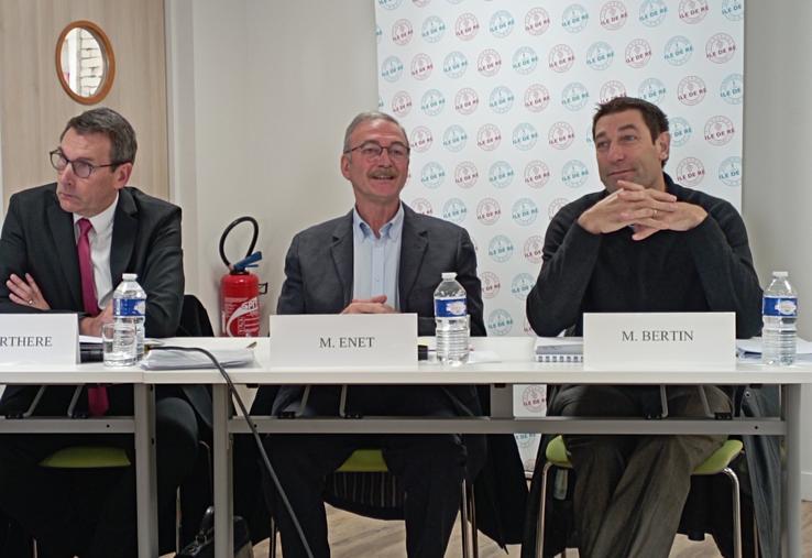 Jean-Jacques Enet a présenté les chiffres d'une année peu favorable à la viticulture sur l'île de Ré.