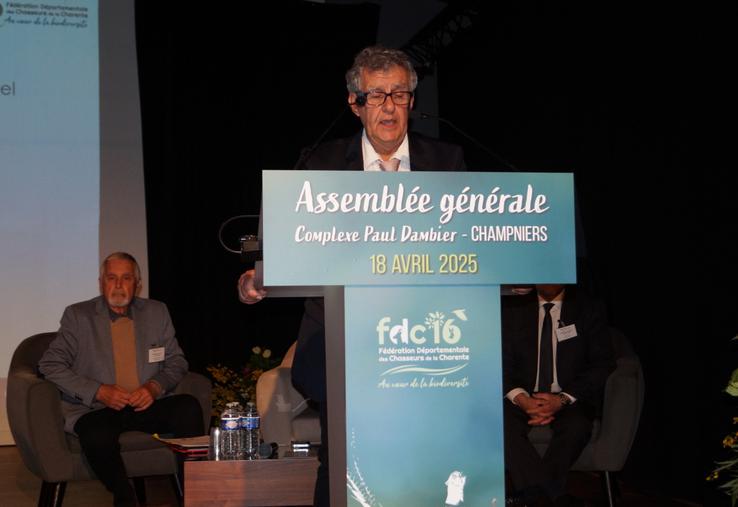 Bruno Meunier, président départemental et régional des chasseurs.