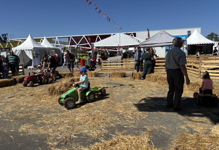 Une ferme pédagogique était notamment proposée par les JA.