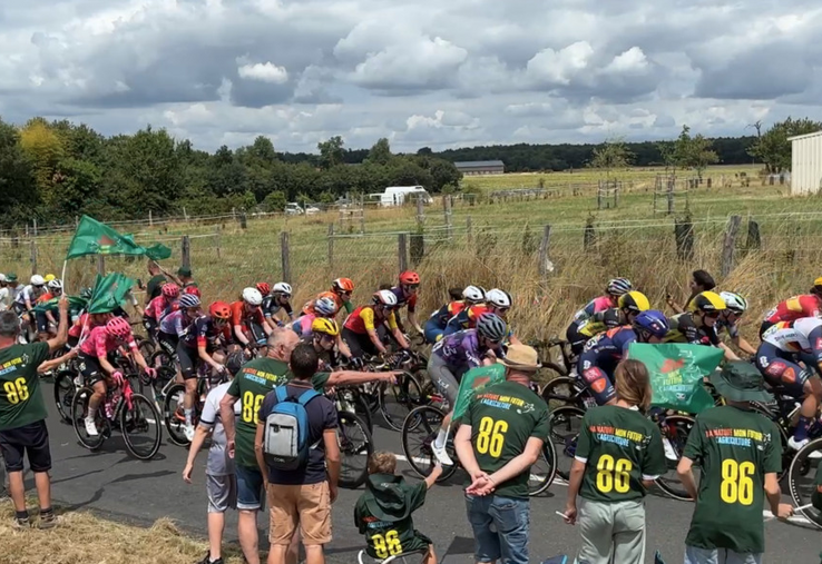 Mercredi, les coureuses ont été très applaudies à Liniers.