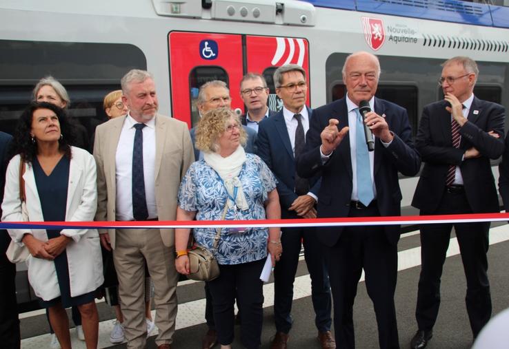 L'inauguration des nouvelles rames s'est tenue à la gare de Poitiers, le 7 juillet dernier.