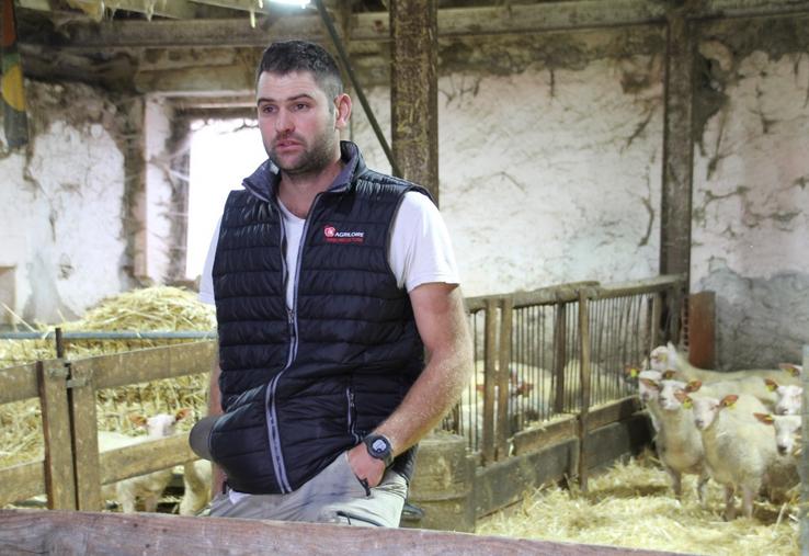 Victor Leglantier est éleveur à Saulgé.