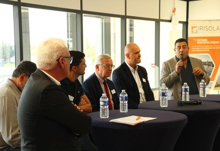 En marge de l'inauguration, Irisolaris a organisé une table ronde sur l'autoconsommation collective et individuelle photovoltaïque.