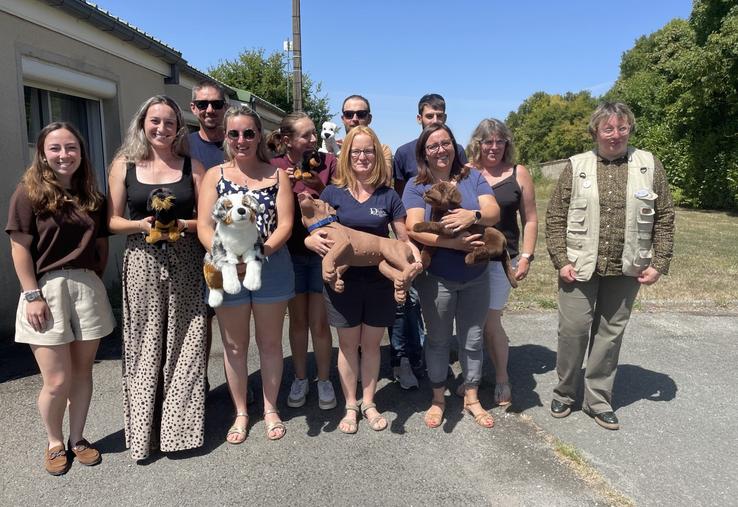 Les stagiaires et Alice Pion lors de la formation dispensée en août à Saint-Julien-de-l'Escap.